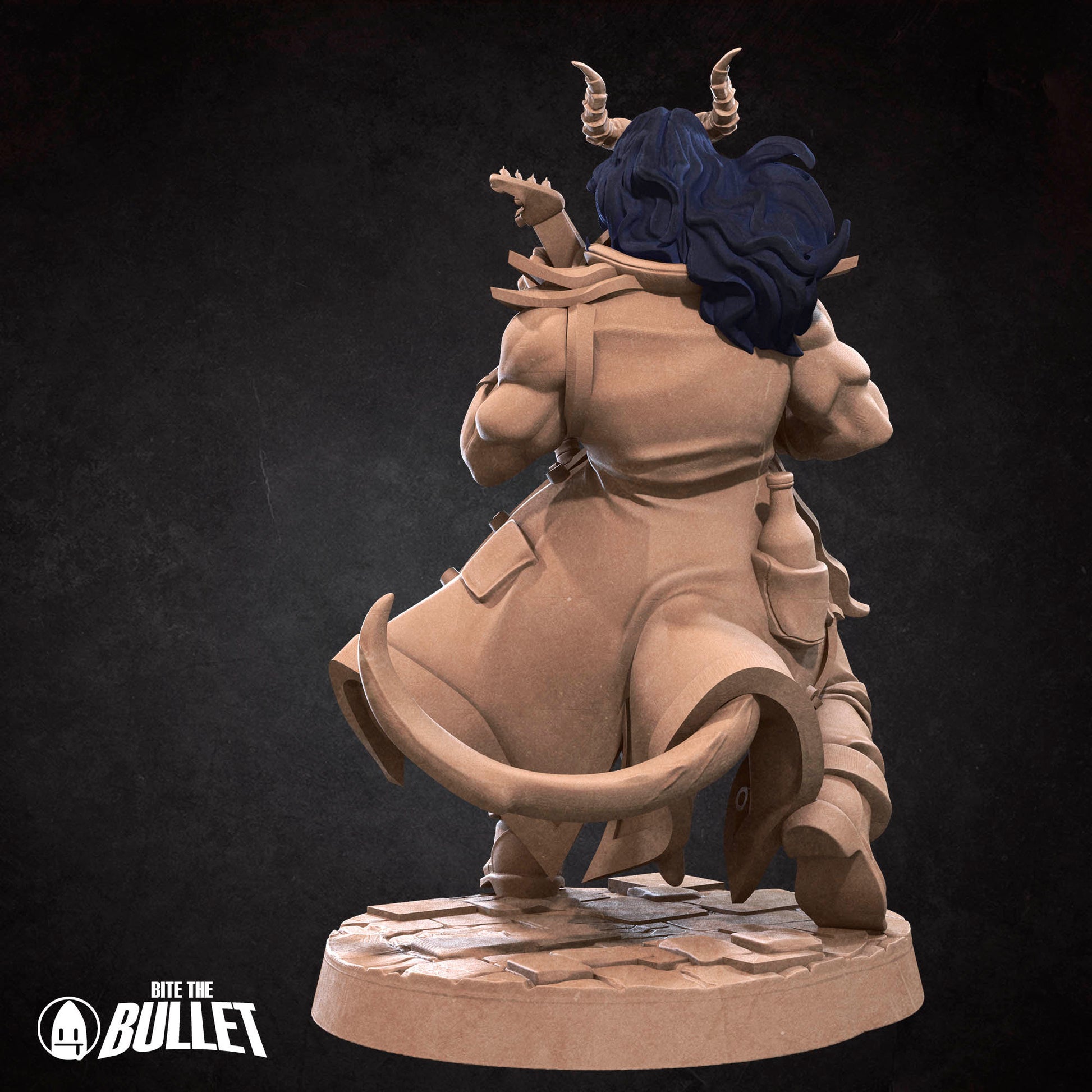 Tiefling Bard | Bite The Bullet | 35mm Scale | Resin Printed Tabletop RPG Miniature Figures | DND | 5E