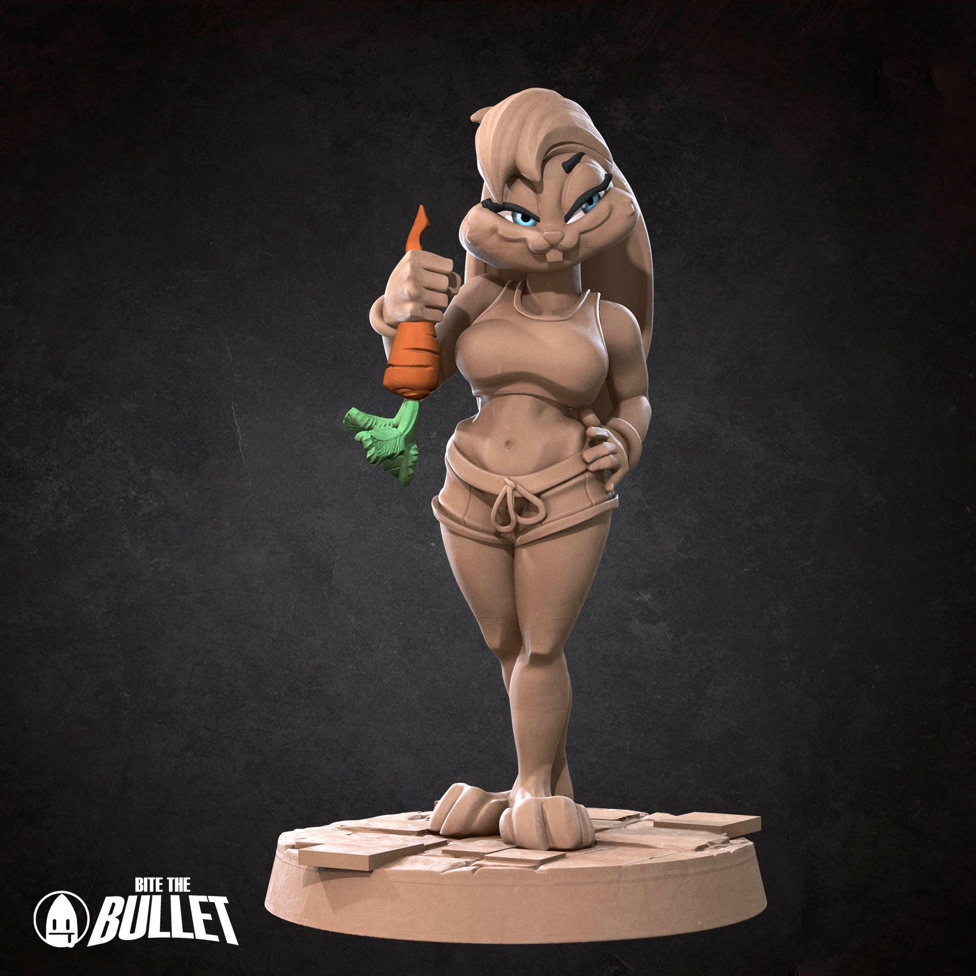 Harengon Kathy Bunny | NSFW Version | Bite The Bullet | 35mm Scale | Resin Printed Tabletop RPG Miniature Figures | DND | 5E