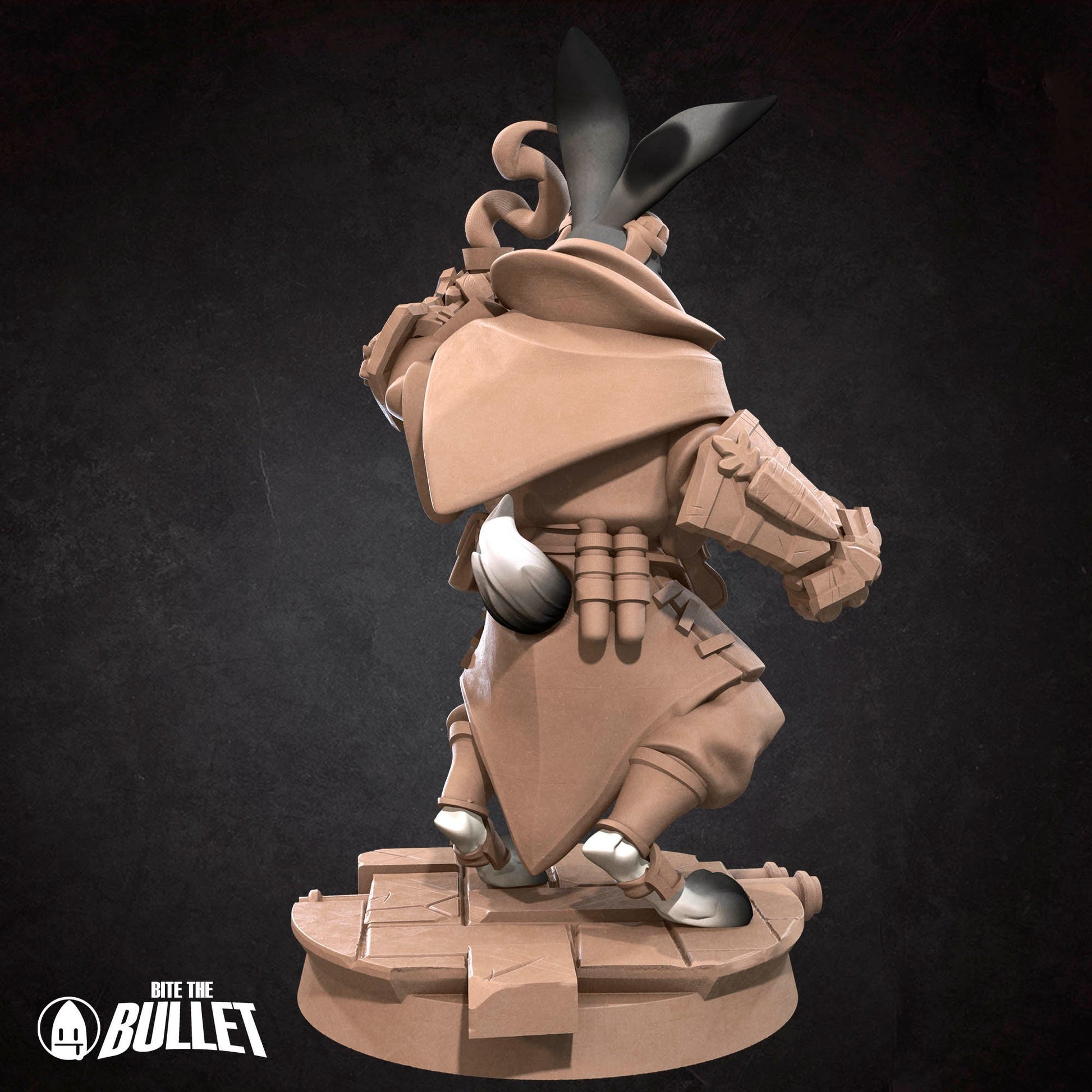 Harengon Artificer | Bite The Bullet | 35mm Scale | Resin Printed Tabletop RPG Miniature Figures | DND | 5E
