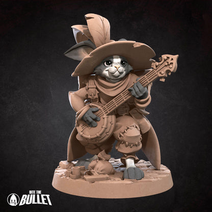 Harengon Bard | Bite The Bullet | 35mm Scale | Resin Printed Tabletop RPG Miniature Figures | DND | 5E