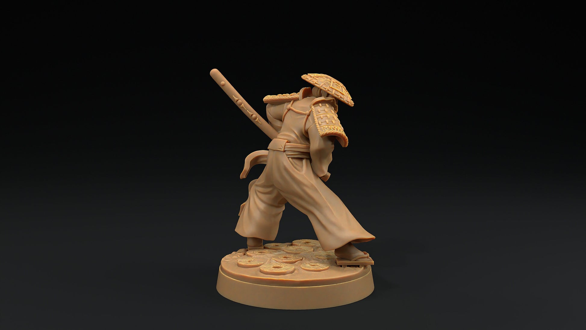 Sword Master Set | Dragon Trappers Lodge | Chosen Of The Kami | 32mm Scale Resin Printed Tabletop RPG Figure For DND
