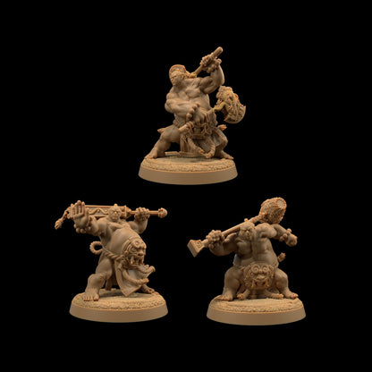 Sumo Set | Dragon Trappers Lodge | Chosen Of The Kami | 32mm Scale Resin Printed Tabletop RPG Figure For DND