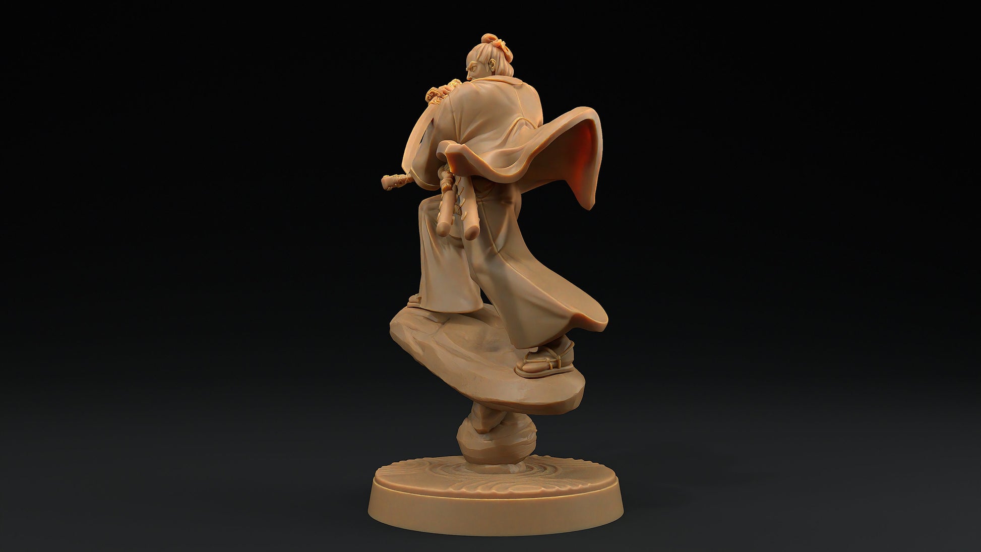 Enlightened Kensei | Dragon Trappers Lodge | Chosen Of The Kami | 32mm Scale Resin Printed Tabletop RPG Figure For DND