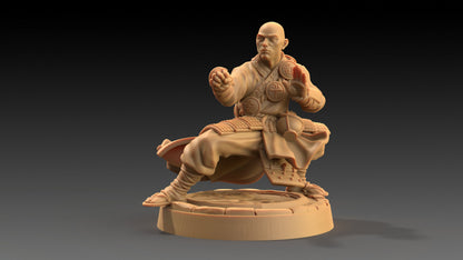 Ki Masters Set | Dragon Trappers Lodge | Chosen Of The Kami | 32mm Scale Resin Printed Tabletop RPG Figure For DND