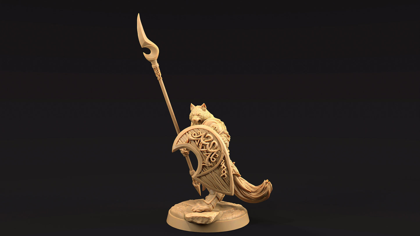 Moon Guard Set | Dragon Trappers Lodge | The Moon Enclave | 32mm Scale Resin Printed Tabletop RPG Figure For DND