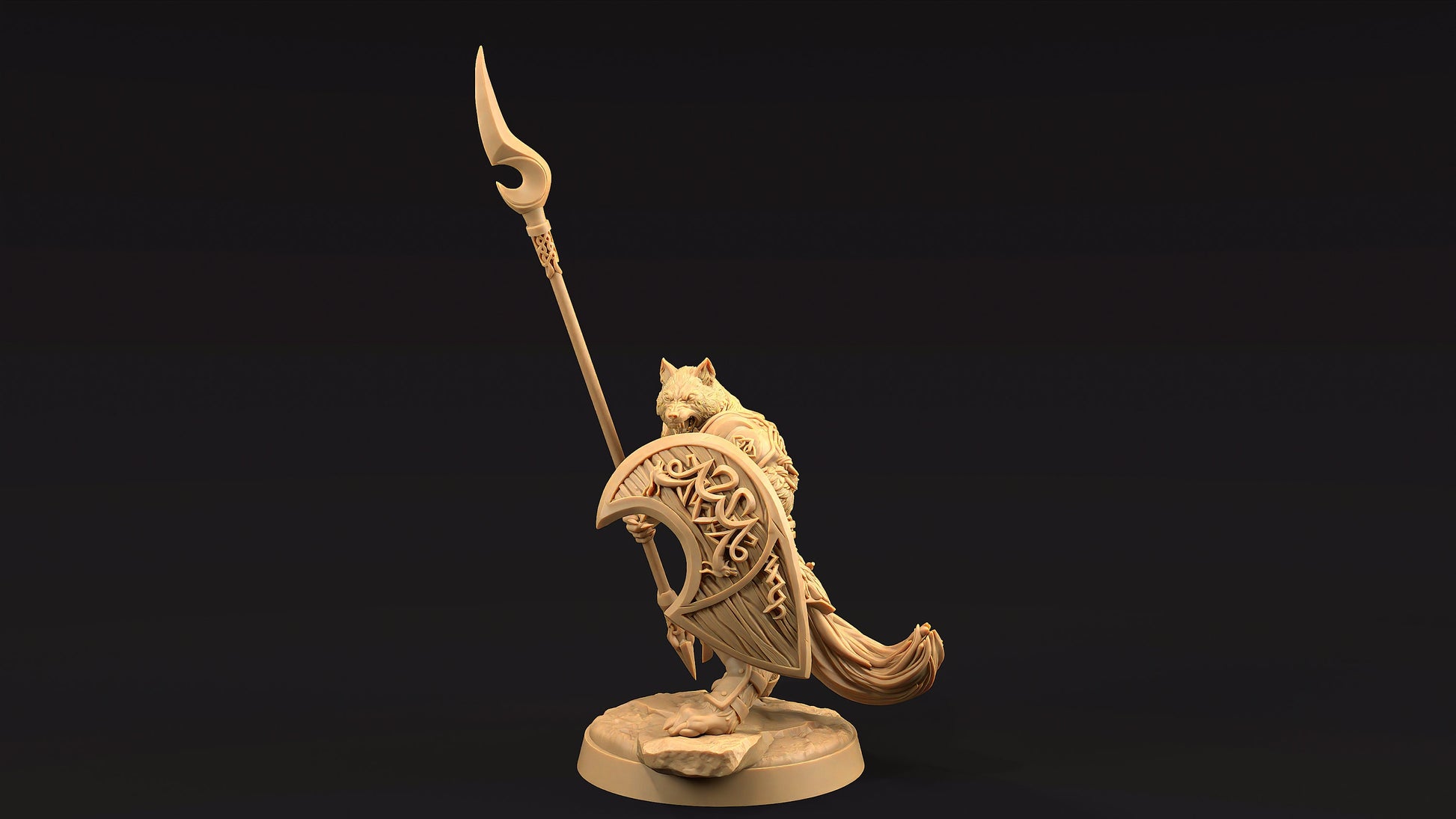 Moon Guard Set | Dragon Trappers Lodge | The Moon Enclave | 32mm Scale Resin Printed Tabletop RPG Figure For DND