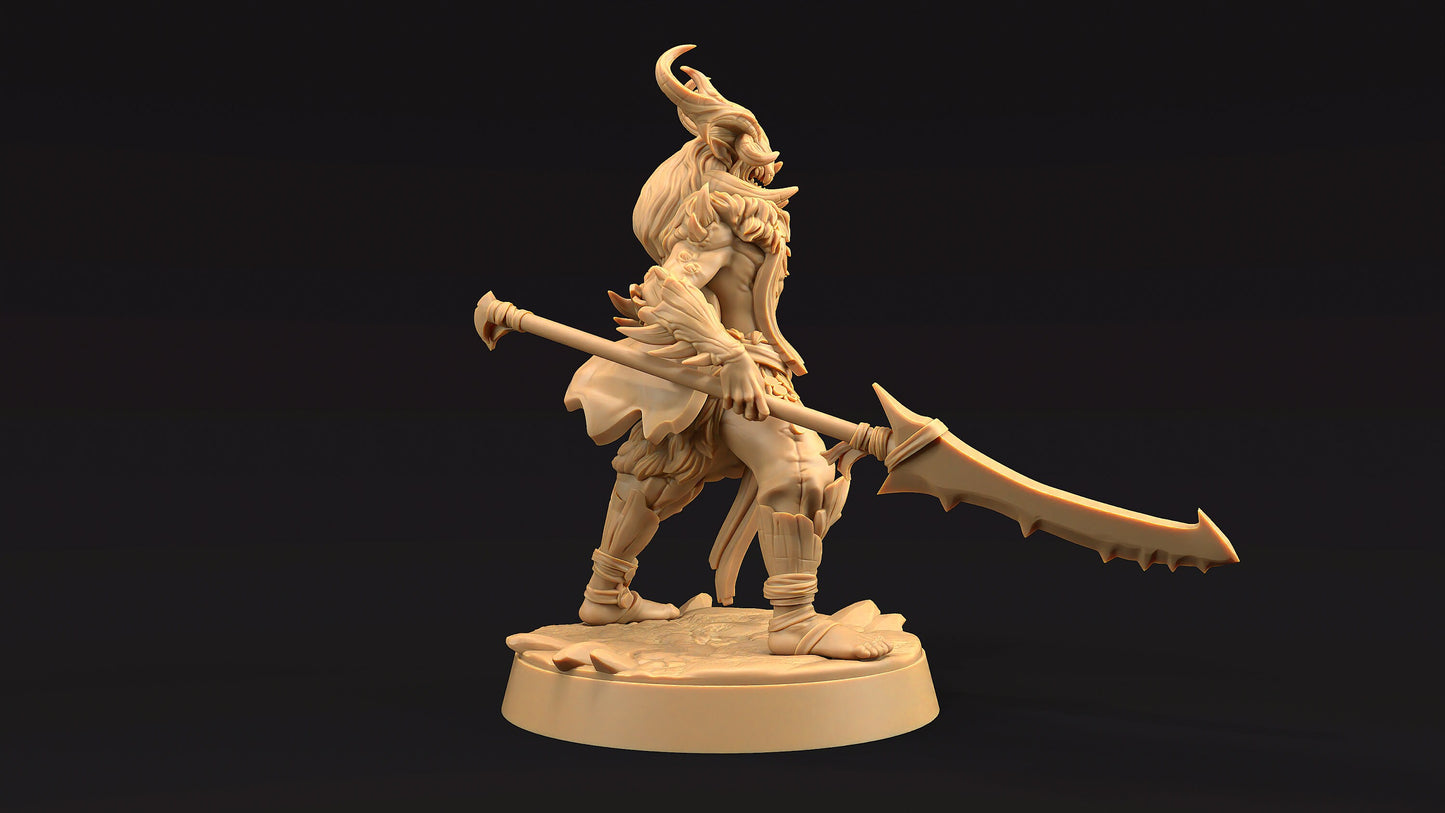 Dire Elf Chief | Dragon Trappers Lodge | Journey Through The Direlands | 32mm Scale Resin Printed Tabletop RPG Figure For DND