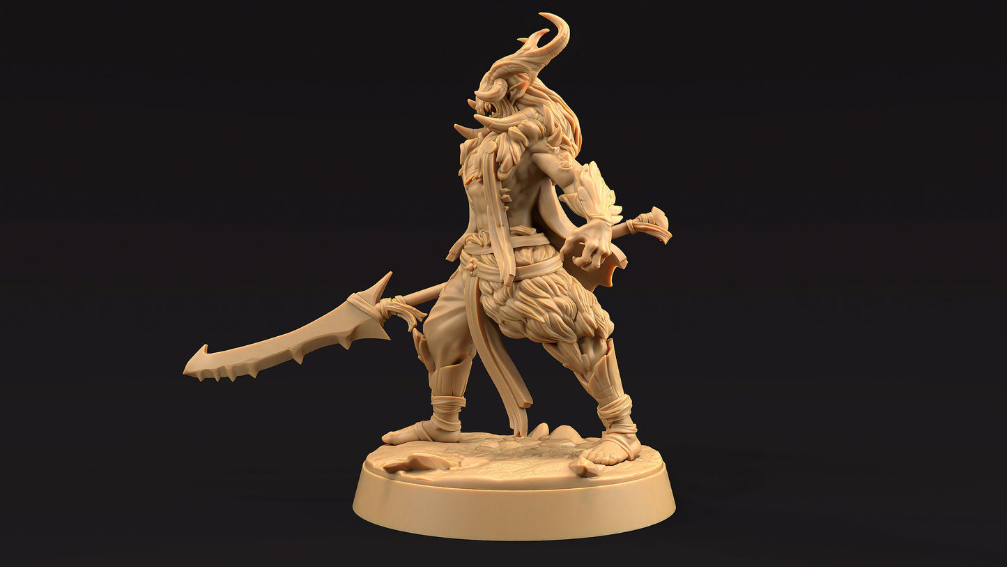 Dire Elf Chief | Dragon Trappers Lodge | Journey Through The Direlands | 32mm Scale Resin Printed Tabletop RPG Figure For DND