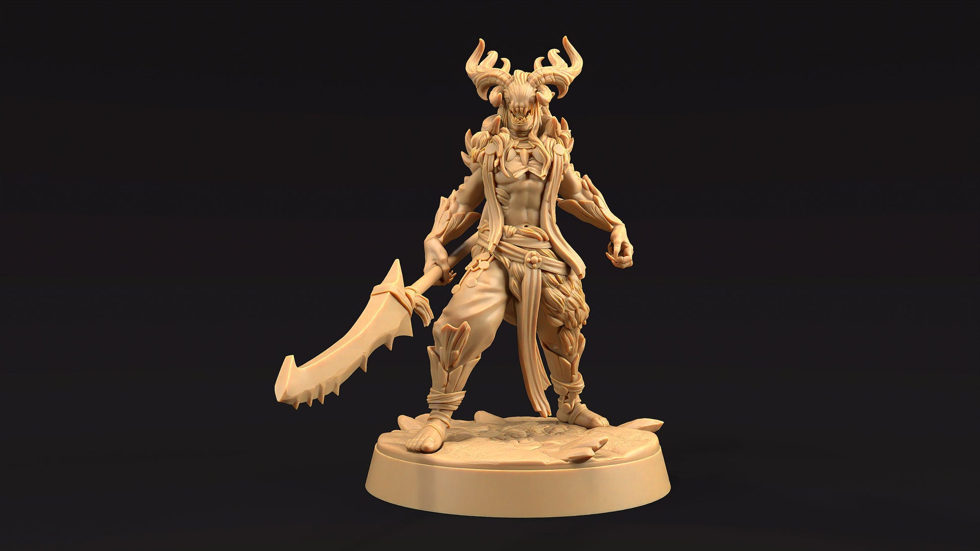Dire Elf Chief | Dragon Trappers Lodge | Journey Through The Direlands | 32mm Scale Resin Printed Tabletop RPG Figure For DND