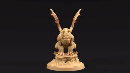 Dire Ferret Drake | Dragon Trappers Lodge | Journey Through The Direlands | 32mm Scale Resin Printed Tabletop RPG Figure For DND