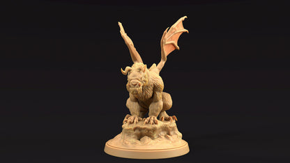 Dire Ferret Drake | Dragon Trappers Lodge | Journey Through The Direlands | 32mm Scale Resin Printed Tabletop RPG Figure For DND