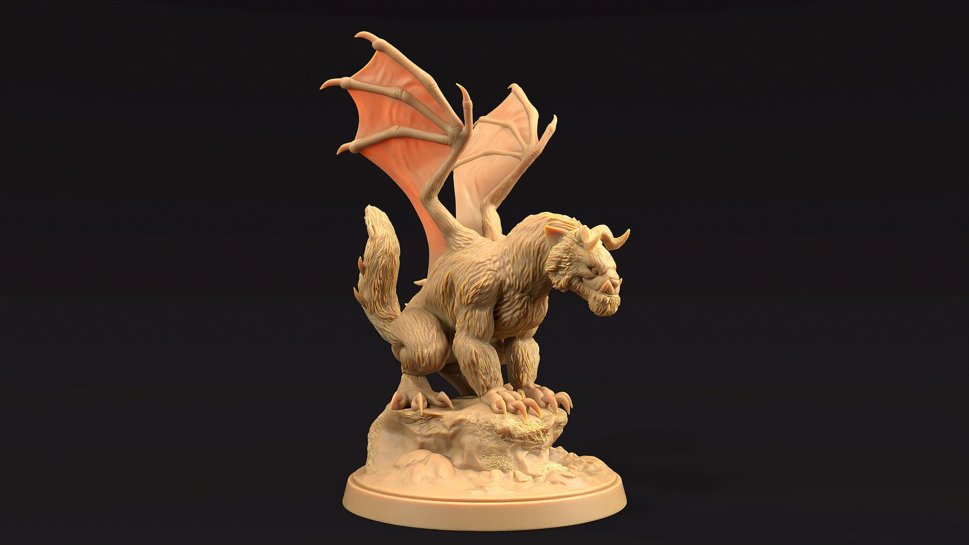 Dire Ferret Drake | Dragon Trappers Lodge | Journey Through The Direlands | 32mm Scale Resin Printed Tabletop RPG Figure For DND