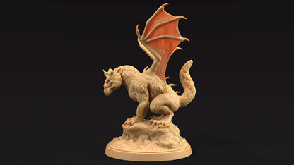 Dire Ferret Drake | Dragon Trappers Lodge | Journey Through The Direlands | 32mm Scale Resin Printed Tabletop RPG Figure For DND