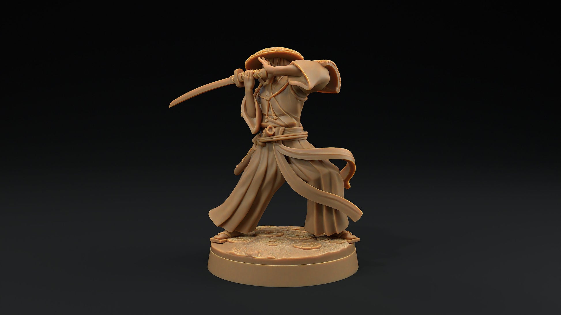 Sword Master Set | Dragon Trappers Lodge | Chosen Of The Kami | 32mm Scale Resin Printed Tabletop RPG Figure For DND