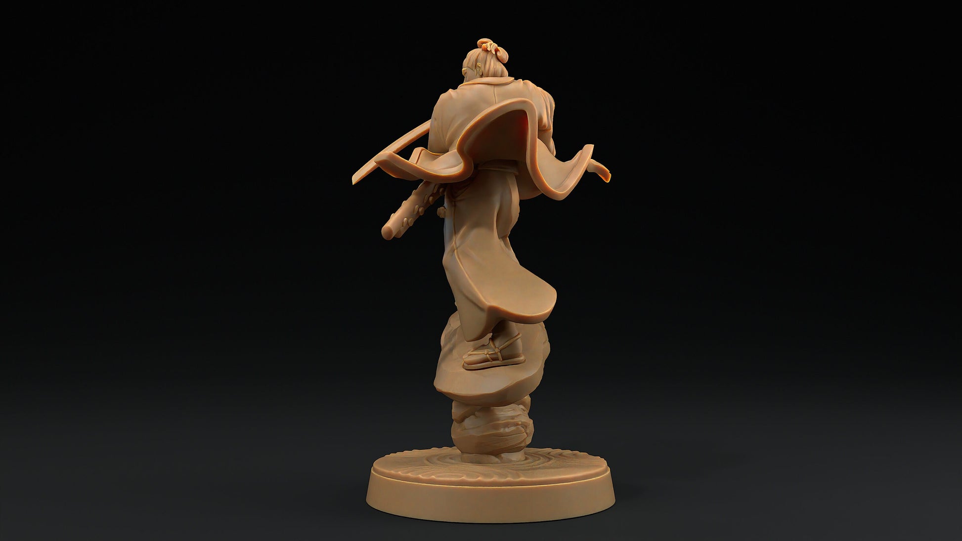 Enlightened Kensei | Dragon Trappers Lodge | Chosen Of The Kami | 32mm Scale Resin Printed Tabletop RPG Figure For DND