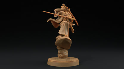 Enlightened Kensei | Dragon Trappers Lodge | Chosen Of The Kami | 32mm Scale Resin Printed Tabletop RPG Figure For DND