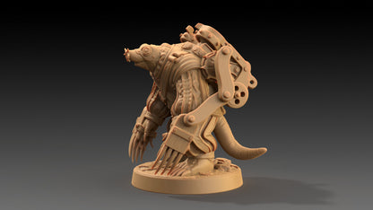 Guliver Trundleford, Mole Genius | Dragon Trappers Lodge | The Critterfolk of Bluewoods Barrows | 32mm Resin Printed TTRPG Figure For DND