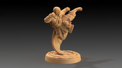 Ki Masters Set | Dragon Trappers Lodge | Chosen Of The Kami | 32mm Scale Resin Printed Tabletop RPG Figure For DND