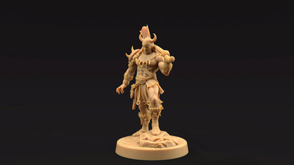 Jarnax, The Barbarian | Dragon Trappers Lodge | Journey Through The Direlands | 32mm Scale Resin Printed Tabletop RPG Figure For DND