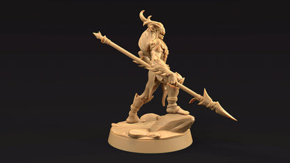 Dire Elves Set | Dragon Trappers Lodge | Journey Through The Direlands | 32mm Scale Resin Printed Tabletop RPG Figure For DND