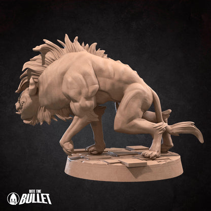 Savagery Hyena Minions Set | Bite The Bullet | 35mm Scale | Resin Printed Tabletop RPG Miniature Figures | DND | 5E