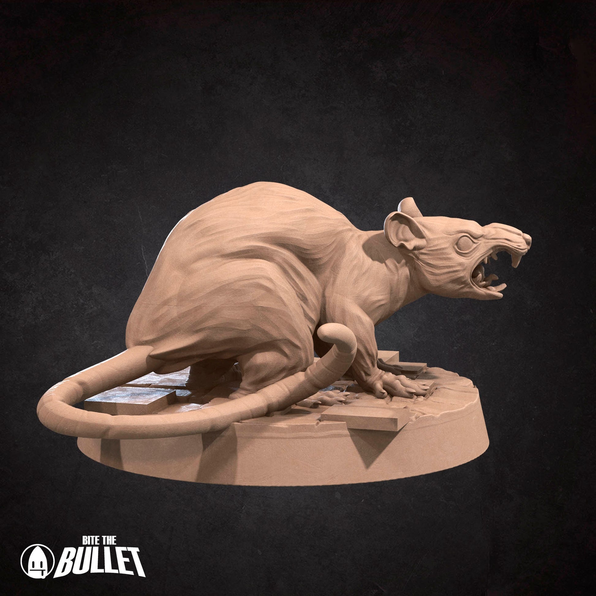 Graveyard Rat Minions Set | Bite The Bullet | 35mm Scale | Resin Printed Tabletop RPG Miniature Figures | DND | 5E