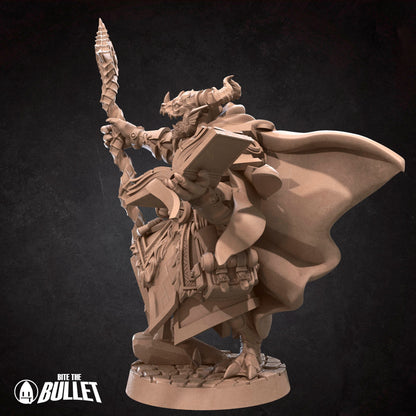 Dragonborn Sorcerer | Bite The Bullet | 35mm Scale | Resin Printed Tabletop RPG Miniature Figures | DND | 5E