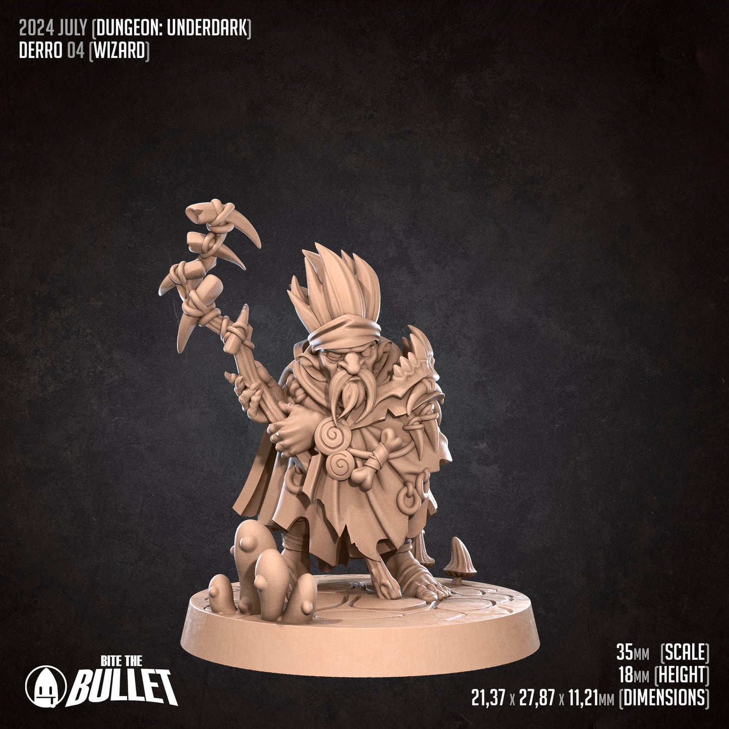 Derro Set | Bite The Bullet | 35mm Scale | Resin Printed Tabletop RPG Miniature Figures | DND | 5E
