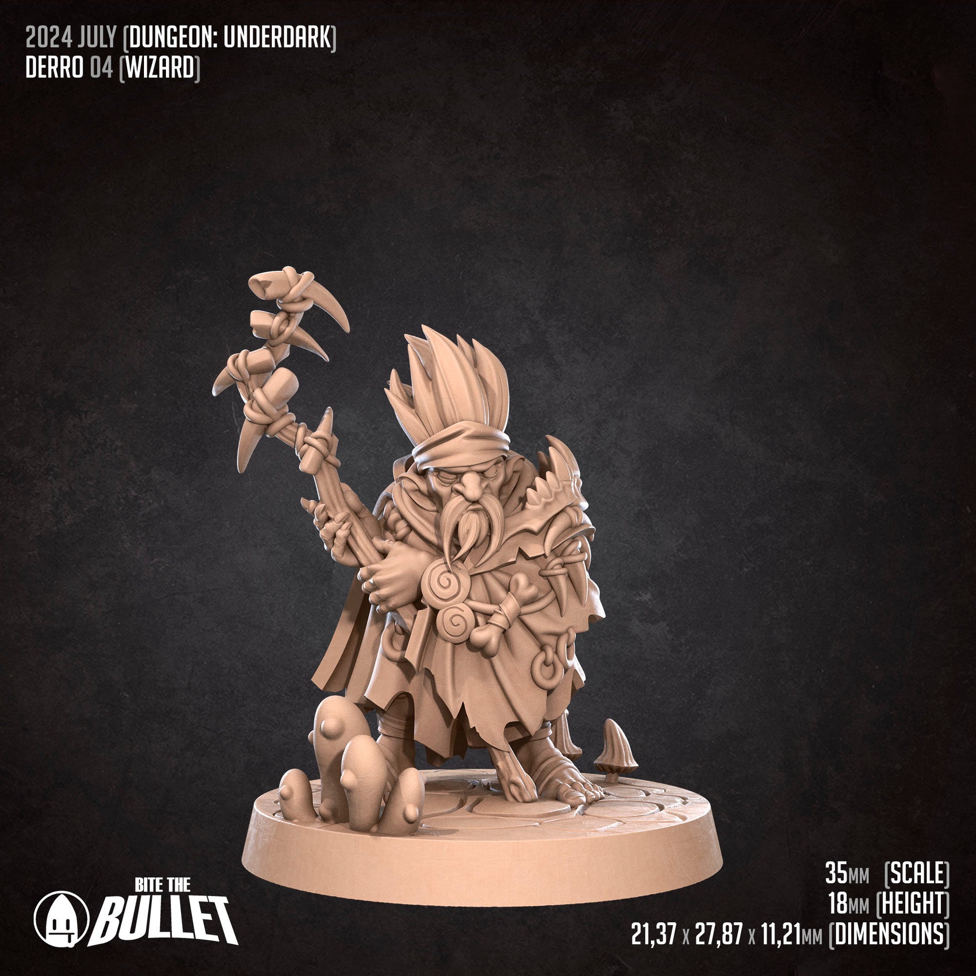 Derro Set | Bite The Bullet | 35mm Scale | Resin Printed Tabletop RPG Miniature Figures | DND | 5E