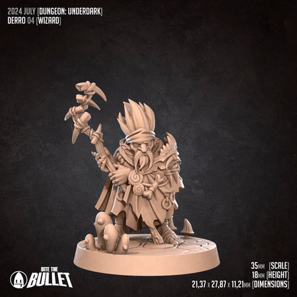 Derro Set | Bite The Bullet | 35mm Scale | Resin Printed Tabletop RPG Miniature Figures | DND | 5E