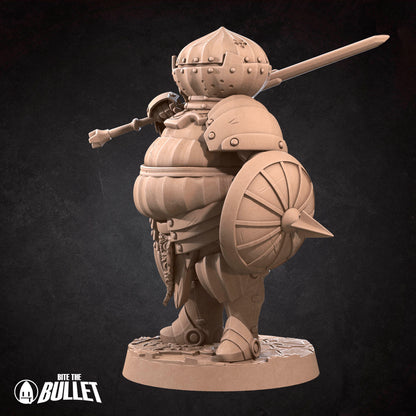 Cry The Onion Knight | Bite The Bullet | 35mm Scale | Resin Printed Tabletop RPG Miniature Figures | DND | 5E