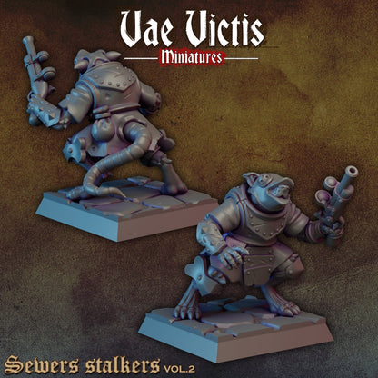 Ratfolk Warband Set Vol.2 | Vae Victis Miniatures | 32mm Scale Resin Printed Tabletop RPG Figures for Tabletop Roleplaying or Wargaming