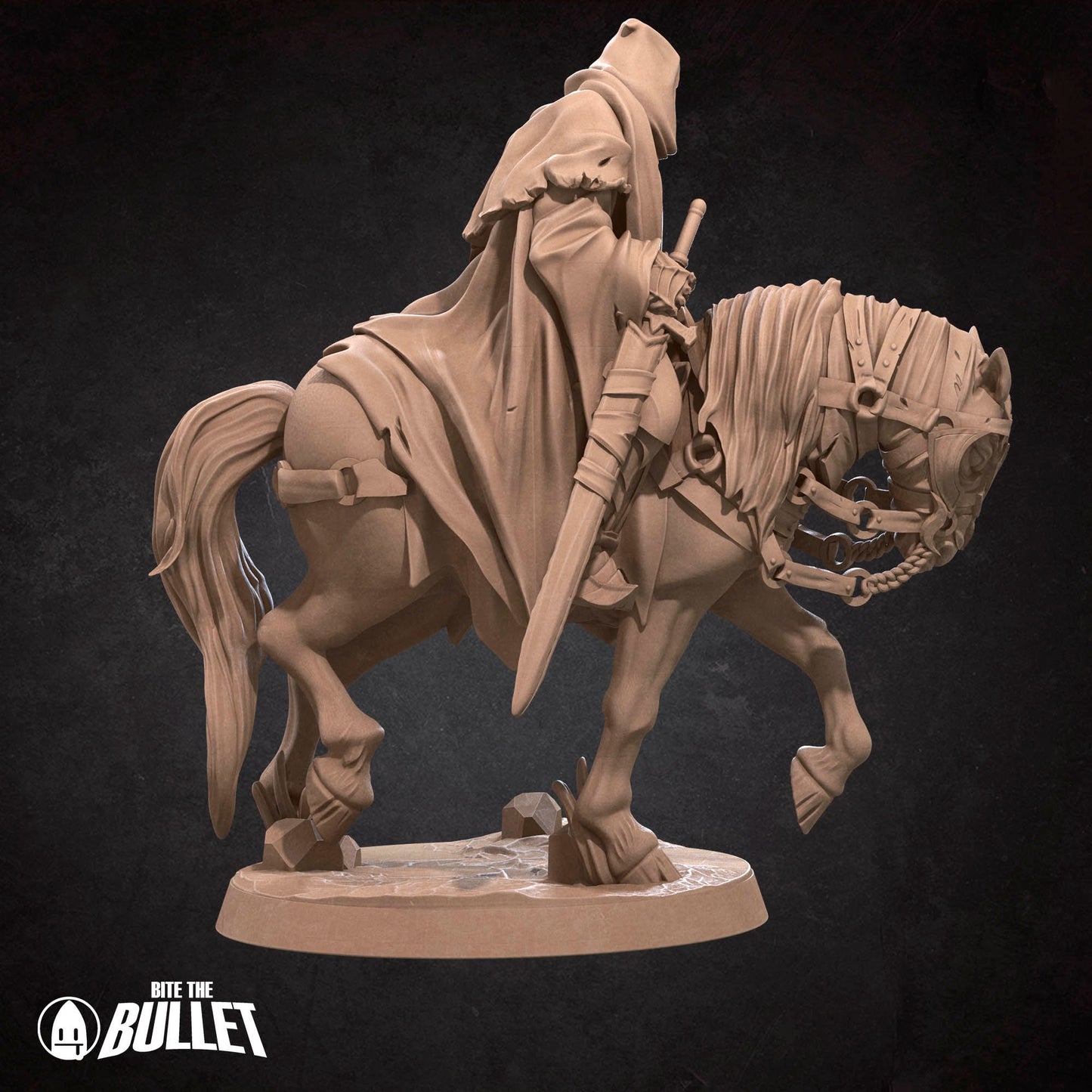 Dark Riders Set | Bite The Bullet | 35mm Scale | Resin Printed Tabletop RPG Miniature Figures | DND | 5E