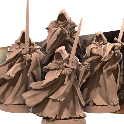 Dark Wraiths Set | Bite The Bullet | 35mm Scale | Resin Printed Tabletop RPG Miniature Figures | DND | 5E