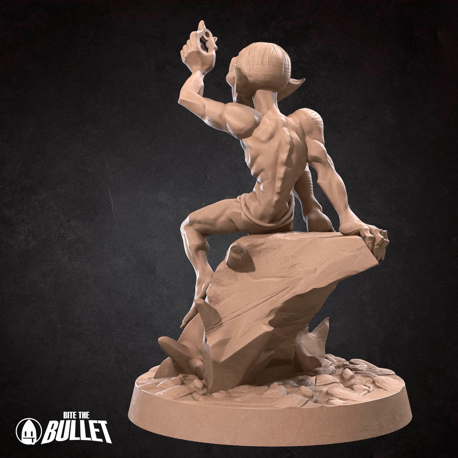 Ring Obsessed Creature | Bite The Bullet | 35mm Scale | Resin Printed Tabletop RPG Miniature Figures | DND | 5E