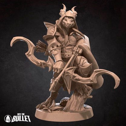 Dragonborn Barbarian | Bite The Bullet | 35mm Scale | Resin Printed Tabletop RPG Miniature Figures | DND | 5E