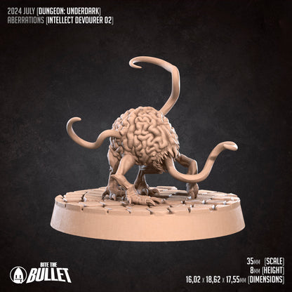 Intellect Devourer Set | Bite The Bullet | 35mm Scale | Resin Printed Tabletop RPG Miniature Figures | DND | 5E