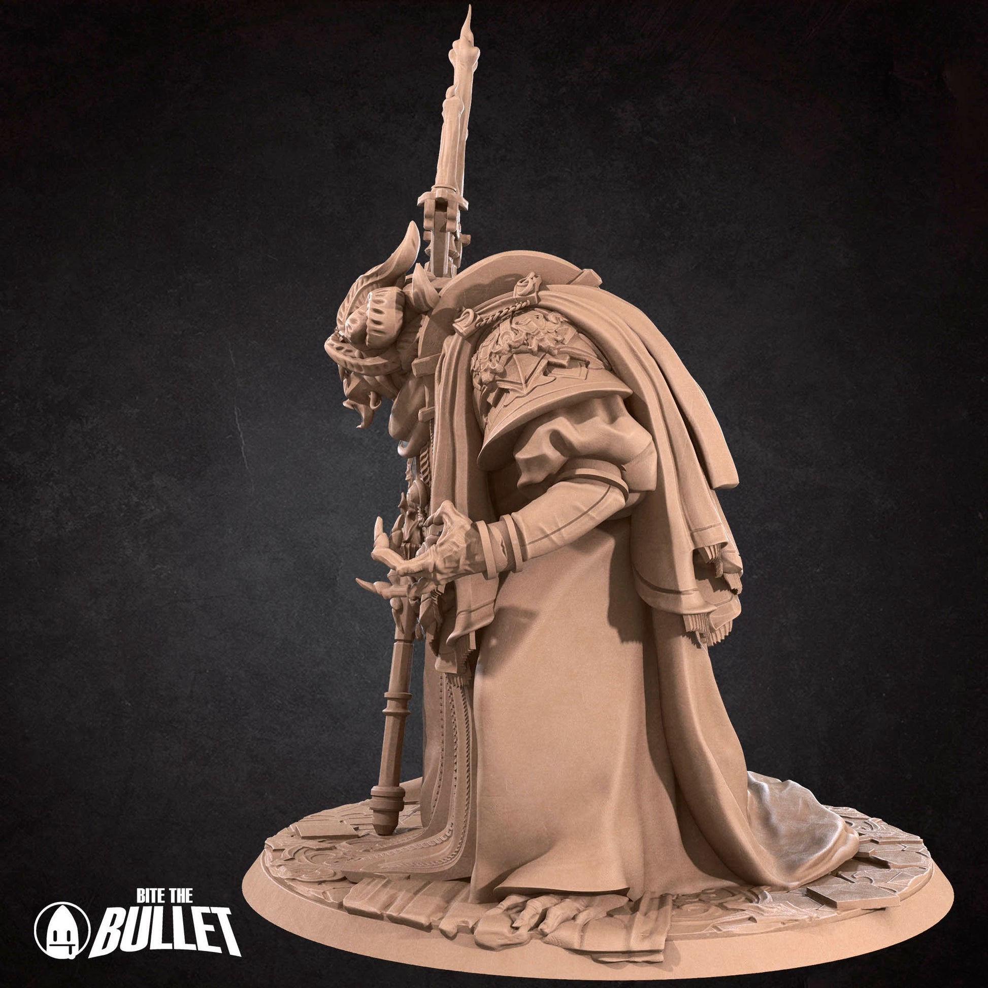 Moe The Lord Of Blood | Bite The Bullet | 35mm Scale | Resin Printed Tabletop RPG Miniature Figures | DND | 5E