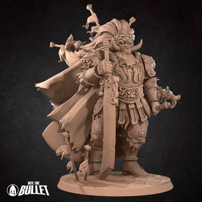 Rayan The Starscourge | Bite The Bullet | 35mm Scale | Resin Printed Tabletop RPG Miniature Figures | DND | 5E