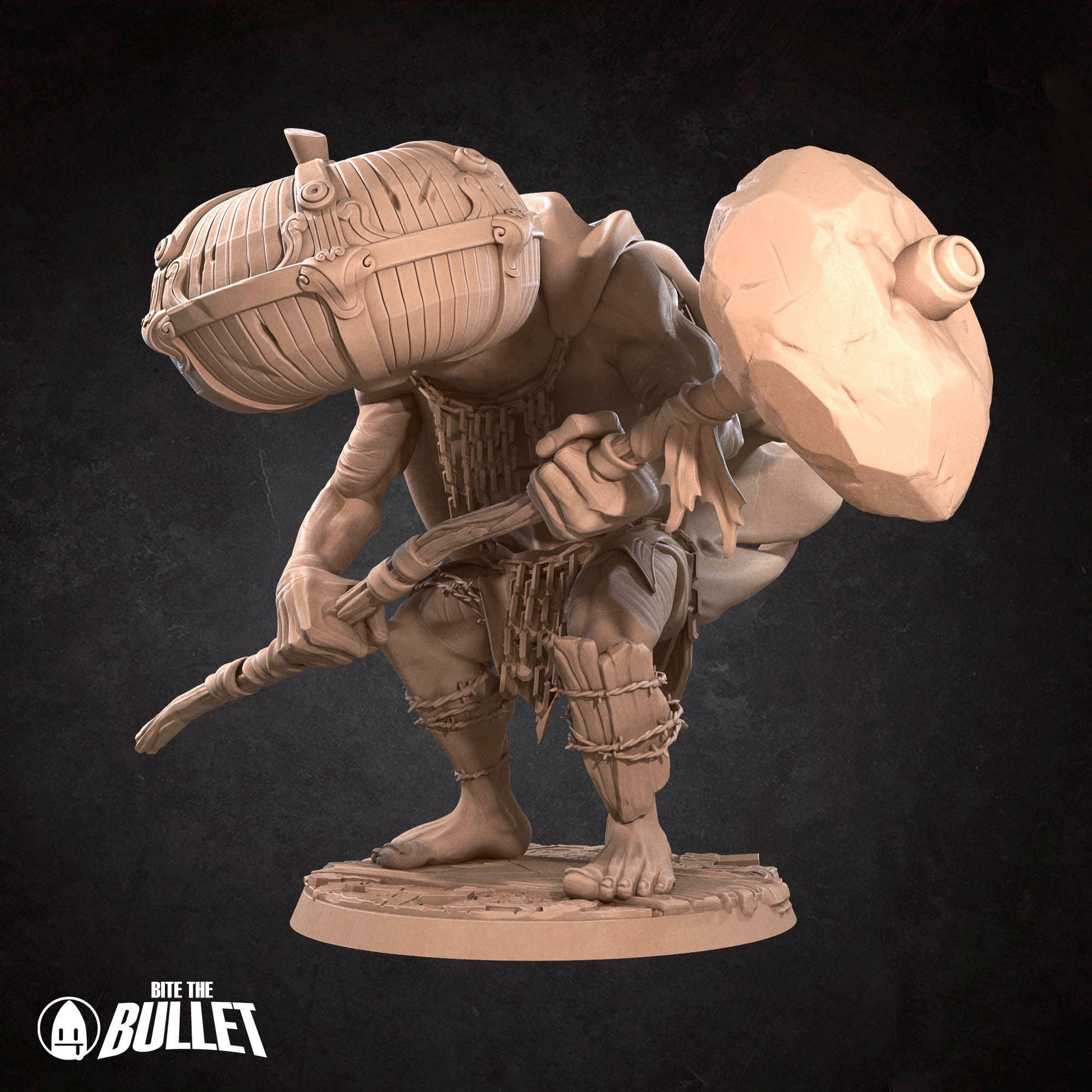 Mad Pumpkin | Bite The Bullet | 35mm Scale | Resin Printed Tabletop RPG Miniature Figures | DND | 5E