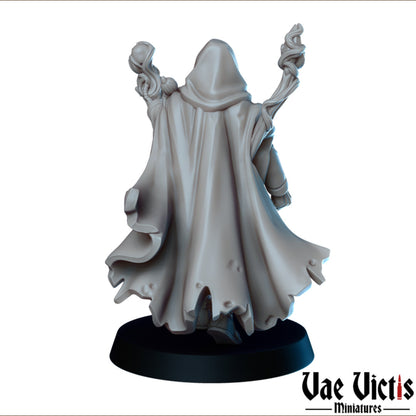 Necromancer | Vae Victis Miniatures | 32mm Scale Resin Printed Tabletop RPG Figures for Tabletop Roleplaying or Wargaming
