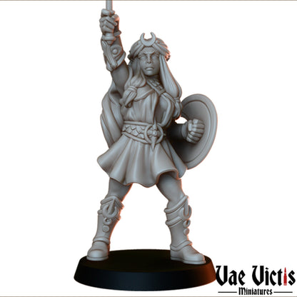 Cleric Priesthood Set | Vae Victis Miniatures | 32mm Scale Resin Printed Tabletop RPG Figures for Tabletop Roleplaying or Wargaming