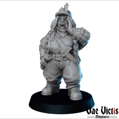 Miners Set | Vae Victis Miniatures | 32mm Scale Resin Printed Tabletop RPG Figures for Tabletop Roleplaying or Wargaming