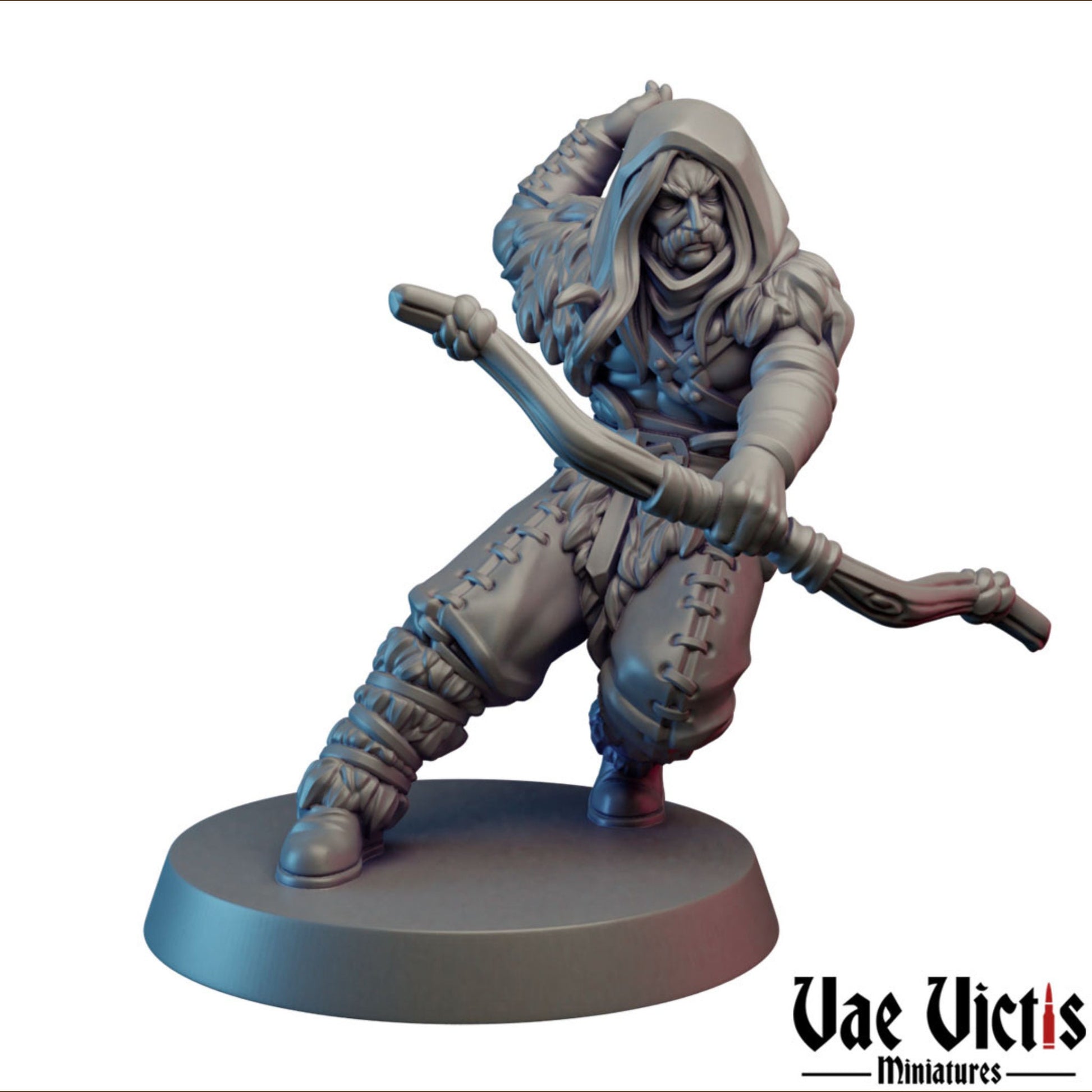 Ranger | Vae Victis Miniatures | 32mm Scale Resin Printed Tabletop RPG Figures for Tabletop Roleplaying or Wargaming