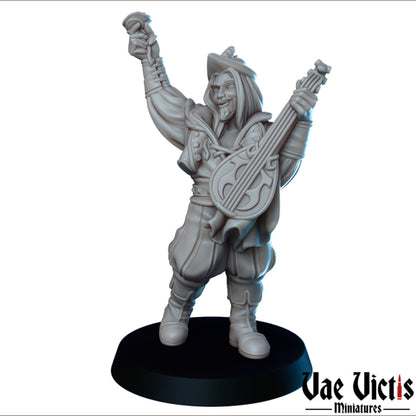 The Itinerant band Set | Vae Victis Miniatures | 32mm Scale Resin Printed Tabletop RPG Figures for Tabletop Roleplaying or Wargaming