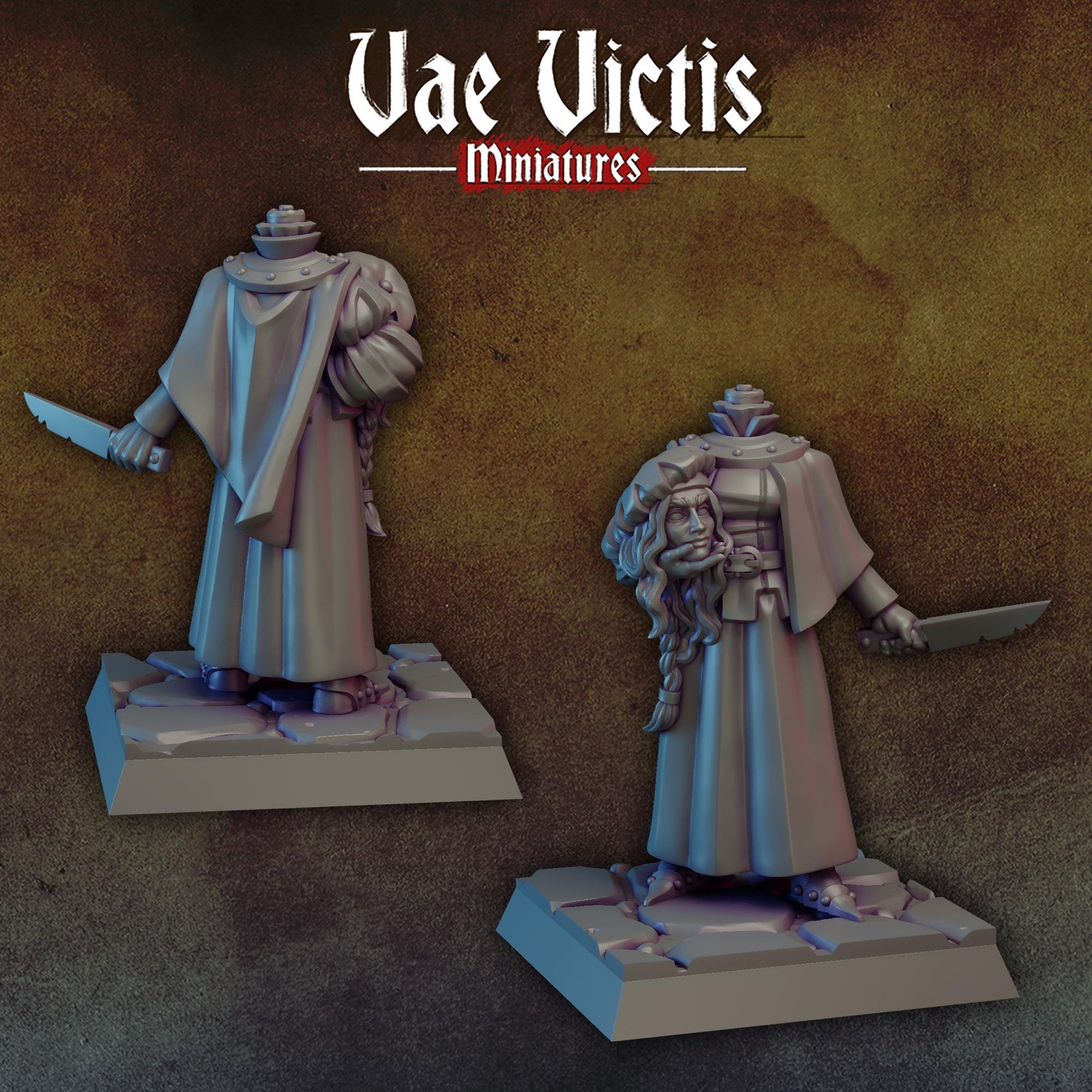 Beheaded Undead | Vae Victis Miniatures | 32mm Scale Resin Printed Tabletop RPG Figures for Tabletop Roleplaying or Wargaming