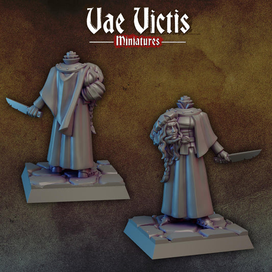 Beheaded Undead | Vae Victis Miniatures | 32mm Scale Resin Printed Tabletop RPG Figures for Tabletop Roleplaying or Wargaming