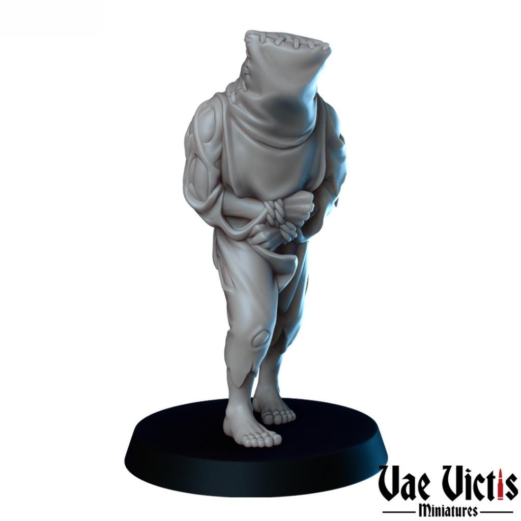 Prison Set | Vae Victis Miniatures | 32mm Scale Resin Printed Tabletop RPG Figures for Tabletop Roleplaying or Wargaming