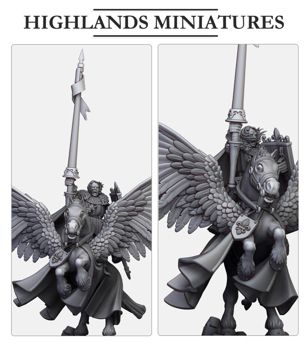 Sir Lancelot, High Duke of Gallia | Gallia | Highland Miniatures | 32mm Scale Resin Tabletop RPG Figures for Roleplaying and Wargaming