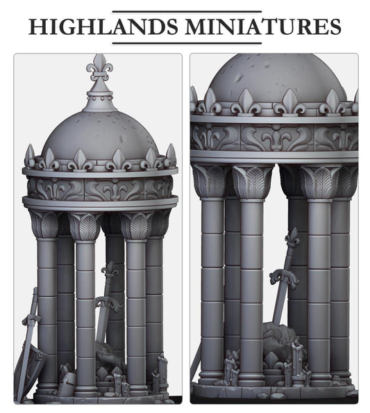 Sword In The Stone | Gallia Terrain | Highland Miniatures | 32mm Scale Resin Tabletop RPG Figures for Roleplaying and Wargaming